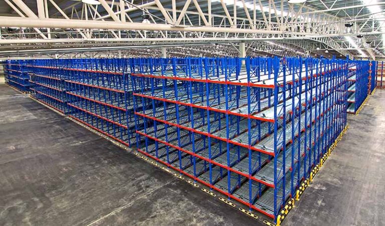 pallet racking in warehouse environment