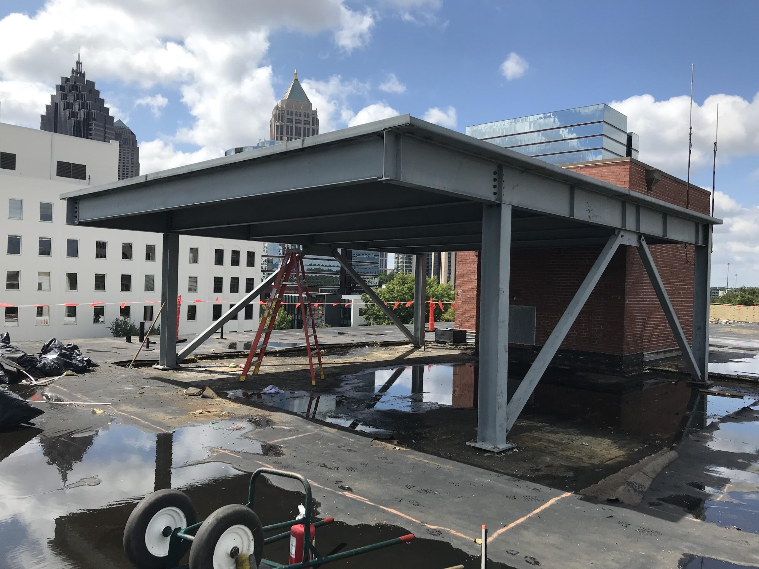structural steel canopy