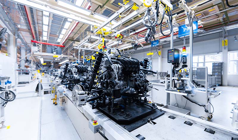 robotic production line automation