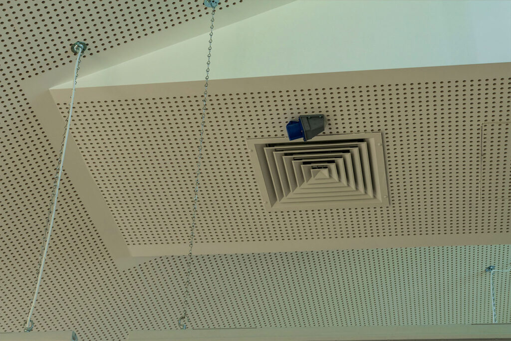 industrial Acoustic Ceiling Panels and Tiles with vents